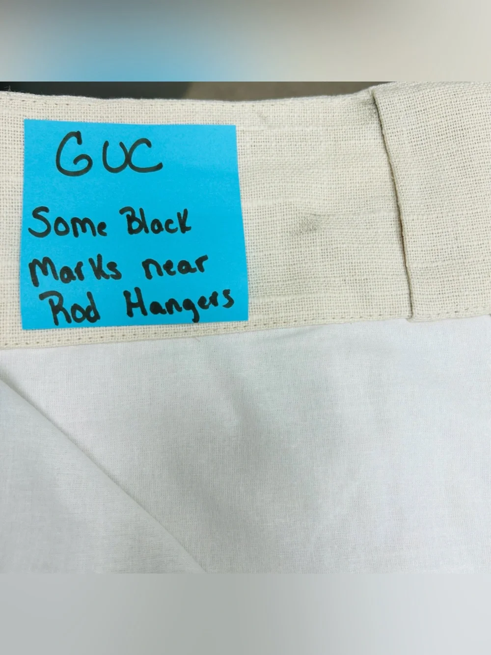 QUINCE Set Of 2 48x84 Cotton Slub Curtains Natural 9265